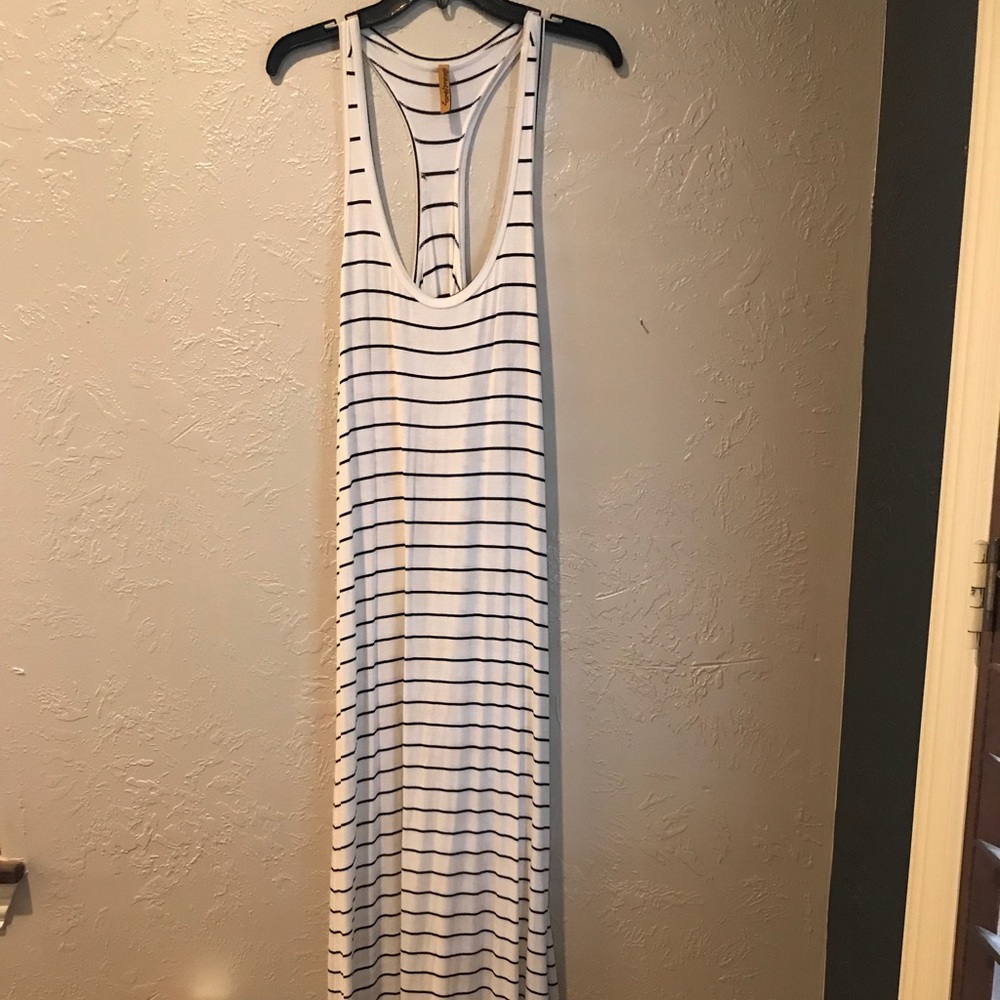 T back maxi dress